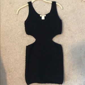 Black mini dress